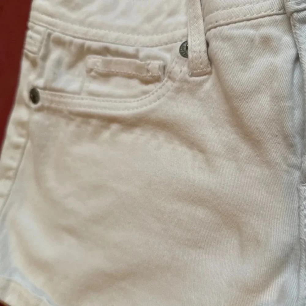 Women's White Denim Shorts